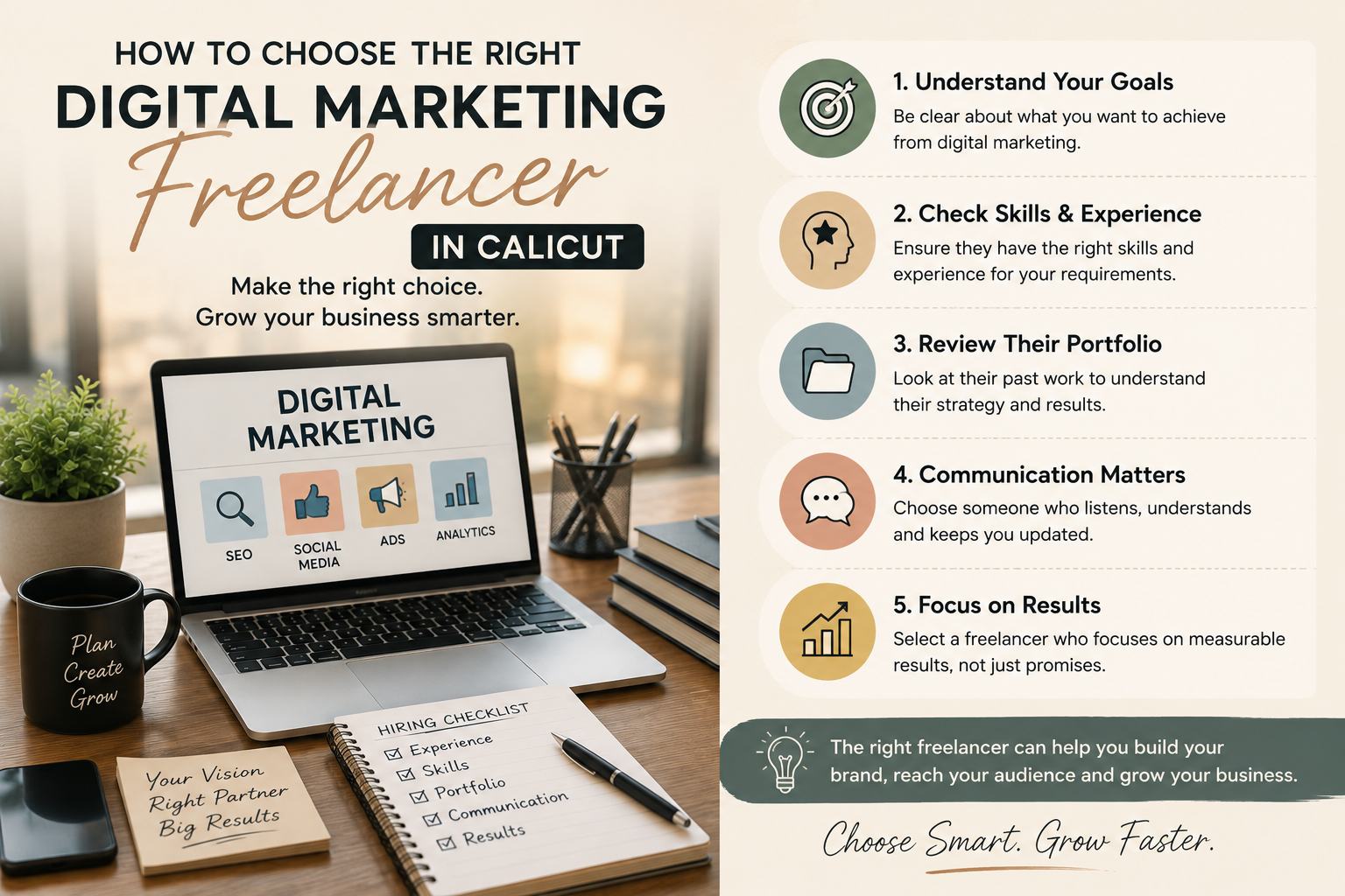 How to Choose the Right Digital Marketing Freelancer in Calicut for Your Business Digital Marketing Freelancer in Calicut